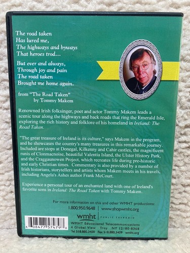 IRELAND: THE ROAD TAKEN WITH TOMMY MAKEM (2000; PBS Documentary) [DVD] FREE SHIP - Picture 2 of 2