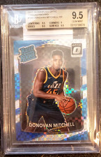 2017-18 Panini Donruss Optic Donovan Mitchell RC Checkerboard #188 BGS 9.5 Rare