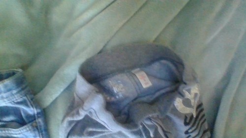2 Pair Little Girls 5T Pants: Cherokee Denim Jean & Justice Gray Sweatpants FLAW - Picture 6 of 22
