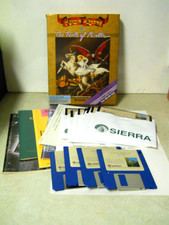 Sierra Kings Quest IV The Peril of Rosella IBM Tandy MS-DOS PC Video Game