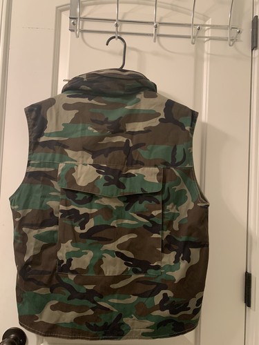 JR. GI Rothco Boys Camouflage Full Zip Ranger Vest Jacket Size XL - Picture 5 of 7