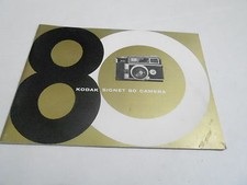 1950s/1960s CAMERA manual 20 - KODAK SIGNET 80
