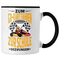 Trendation - Tazza pilota go kart regalo Eat Sleep Race go-kart racing corsa