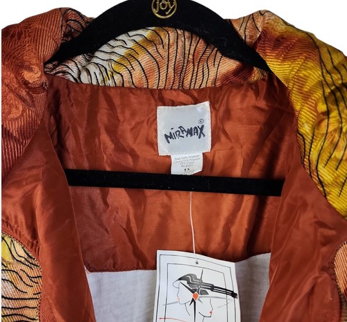 NWT Vintage 80s Mira Max Windbreaker Full Zip Jacket Women's Size XL NEW - Picture 7 of 7