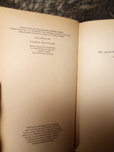 THE PENGUIN BOOK OF RESTORATION VERSE - PENGUIN - Harold Love 1968 HCwDJ - Picture 6 of 15