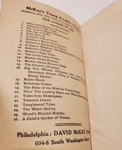 Antique Robinson Crusoe By Daniel Defoe Hardcover Book Maroon Red w/Bright Green - Picture 13 of 18