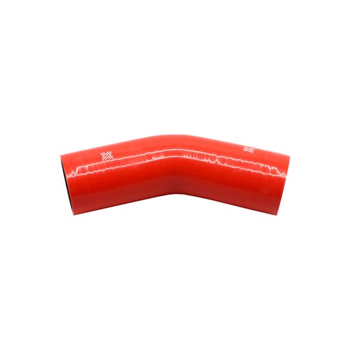 Pipercross Performance Silicone Hose Red 45 Degree Angle Pipe Line FCL04044 - Picture 1 of 6