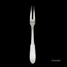 Georg Jensen Hammered Silverplate Cold Cuts Fork 144 - Mermaid - NEW