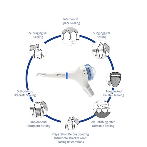 Dental Prophy AIR-FLOW Mate Jet Handpiece Teeth Polished 4Holes KAVO EMS Handy2+ - Picture 6 of 35
