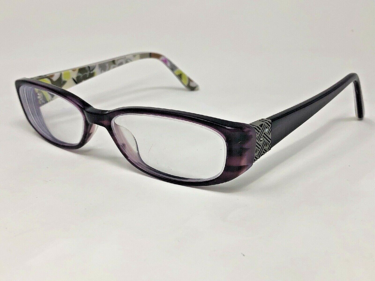 VERA BRADLEY “ALYSSA” Eyeglasses Frame 52-17-137 Purple Clear