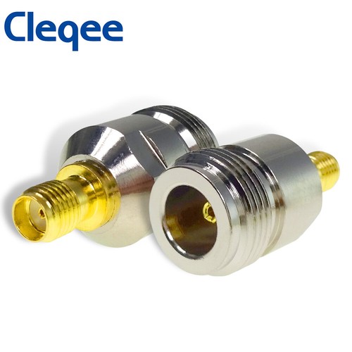 Cleqee SMA RP-SMA to N Type Male to Female RF Coax Coaxial Adapter Connectors - Picture 5 of 9
