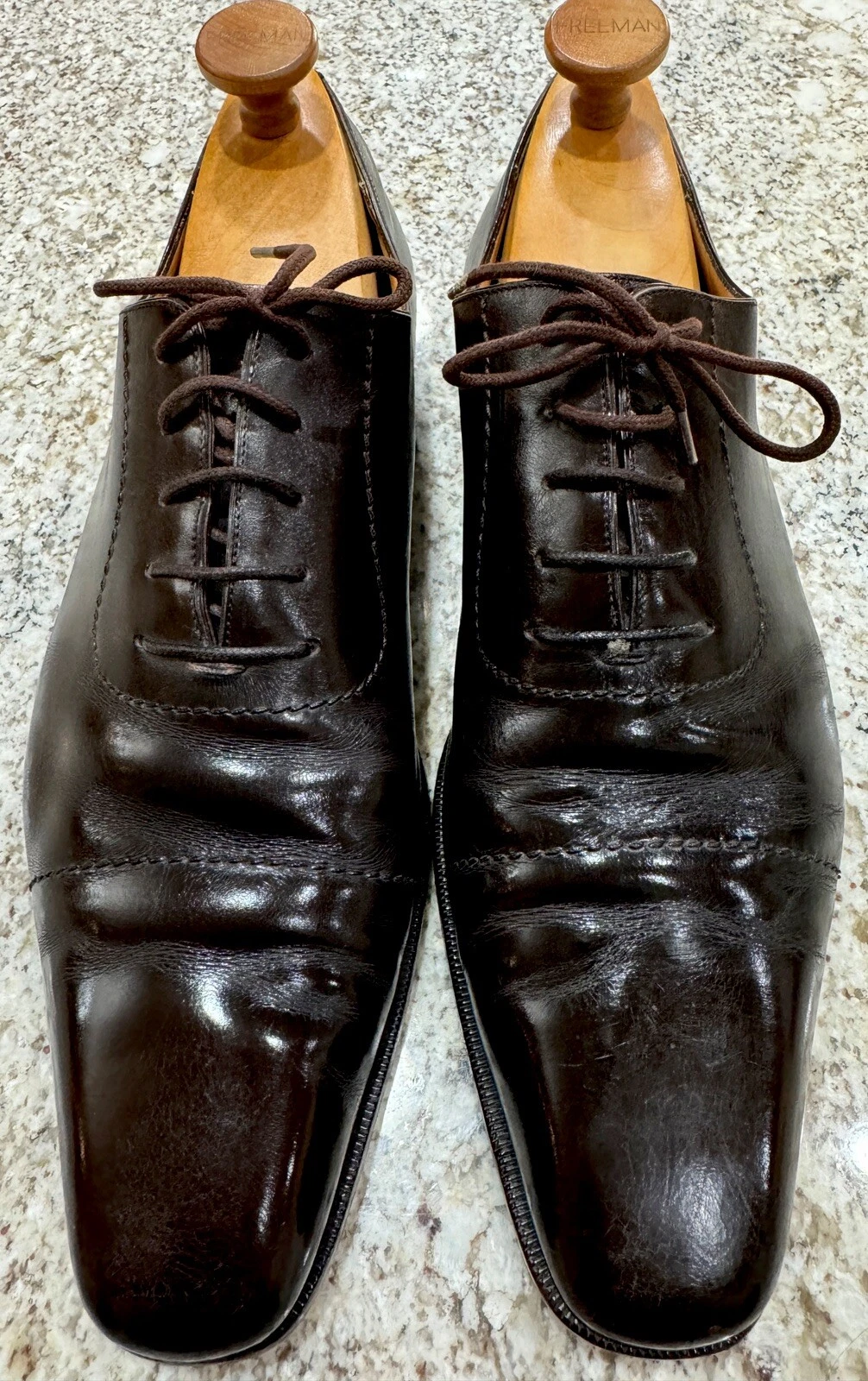 Superbe Oxford homme Gucci marron taille 10 D excellent état !