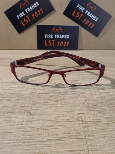 Prodesign Denmark 7338 c. 4021 Pure Titanium Red Eyeglasses Glasses 51-18-130 - Picture 3 of 8