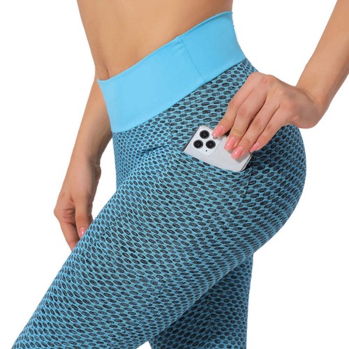 Women's Hip Lifting Waist Sports Yoga Pants - Picture 13 of 46