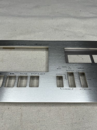 Original Kenwood KX-620 Cassette Deck Silver Faceplate - Picture 3 of 9