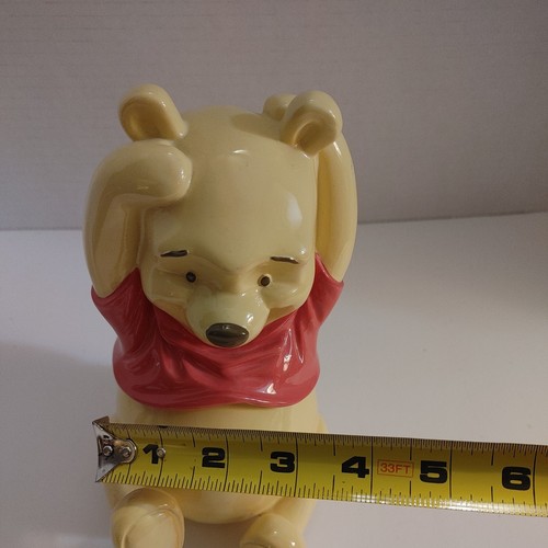 Disney Winnie The Pooh Novelty Bank Savings Ceramic Piggy Bank 2009 D2 - Picture 7 of 9