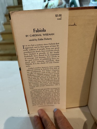 Fabiola by Nicholas Cardinal Wiseman retold by Eddie Doherty 1951 1st Edition - Picture 3 of 17
