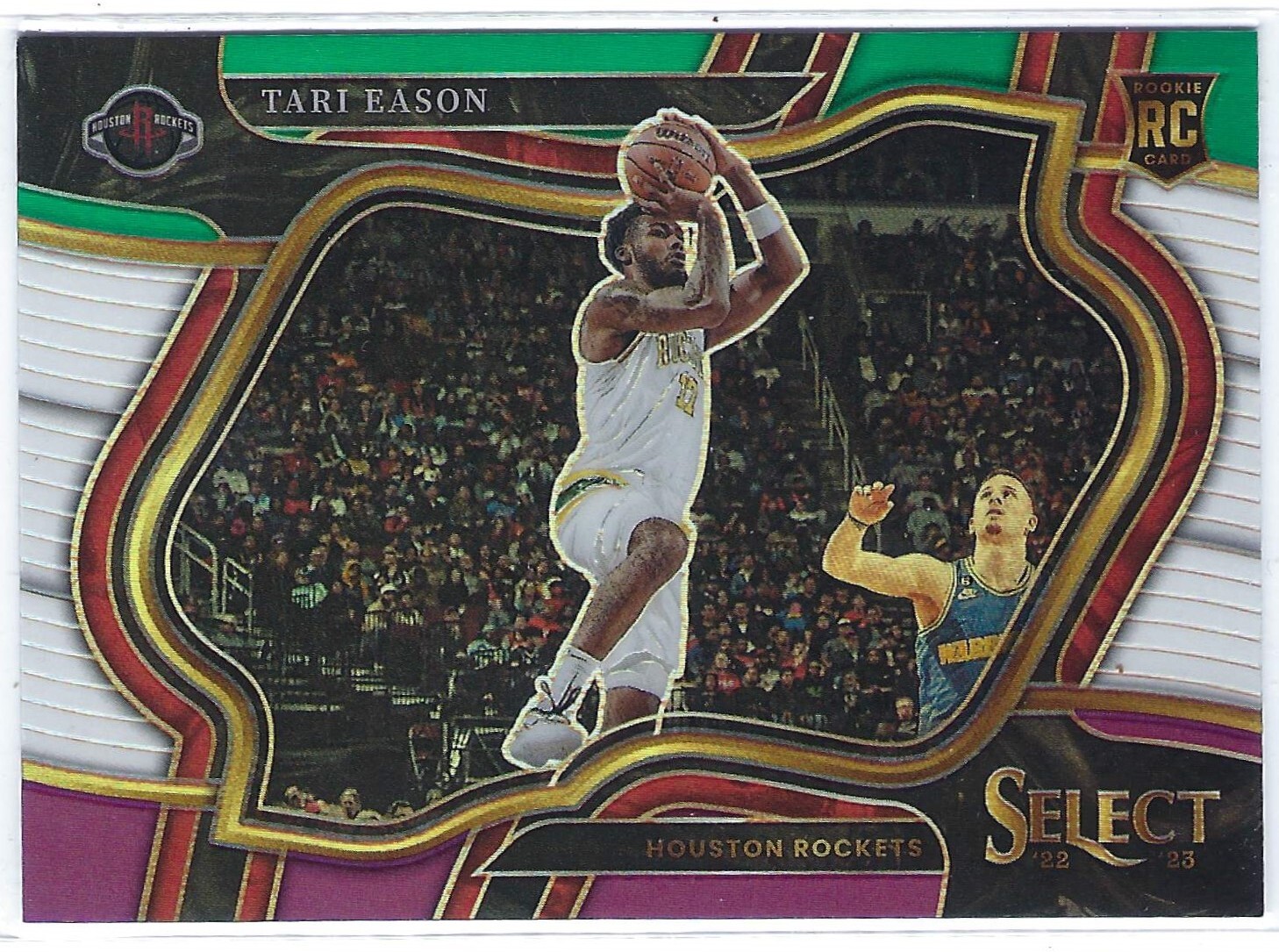 Tari Eason 2022-23 Panini Select Courtside Green White Purple Prizm Rookie #278