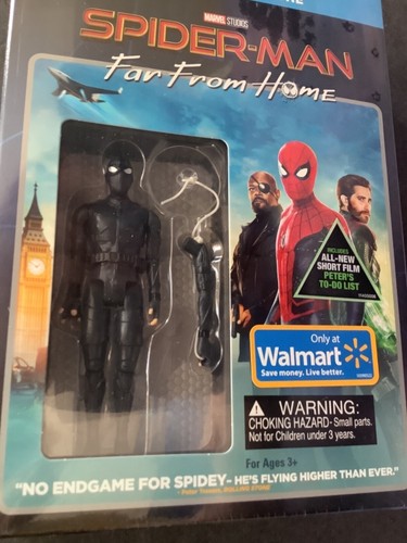 Spider-Man Far From Home (Blue-Ray, DVD, Digital) Retro Figure Walmart Exclusive - Imagen 5 de 5