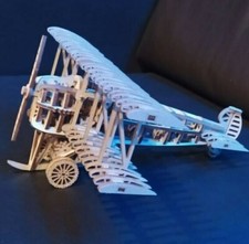 New 3D Wooden Puzzle For Adults Air Plane Aircraft Mechanical Wooden Model
