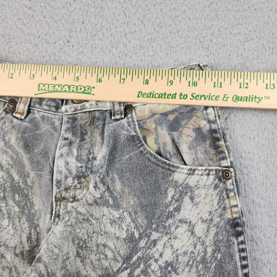 Винтажные джинсы Wrangler для мальчиков 8 стандартных камуфляжных выцветших джинсов с двойным коленом из мшистого дуба для охоты - Изображение 3 из 4