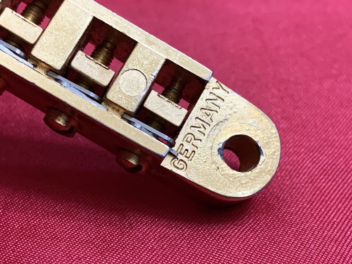 1979 Gibson ABR-1 Nashville GOLD Guitar Bridge Vintage Part 1979 Gibson ABR-1 Nashville GOLD Guitar Bridge Vintage Part