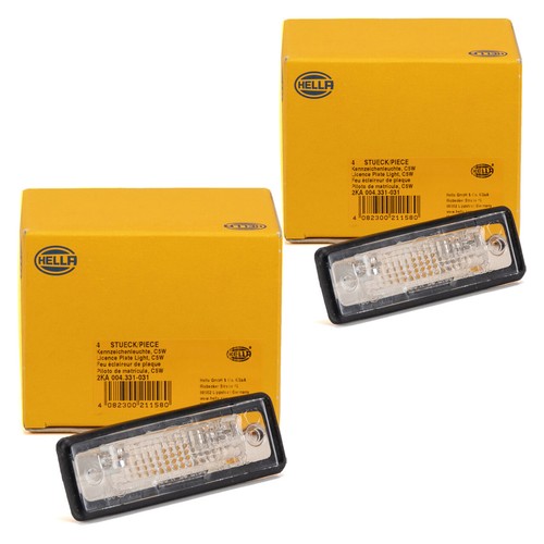 2x HELLA 2KA004331031 Kennzeichenleuchte für BMW 3er E30 5er E28 E24 7er E23 E32 - Bild 1 von 2