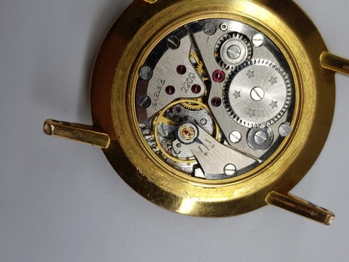 Vostok Uhr mit Rakete auf dem Zifferblatt, UdSSR, Uhrwerk 2209, vergoldet, AU Markierung o - Bild 11 von 12