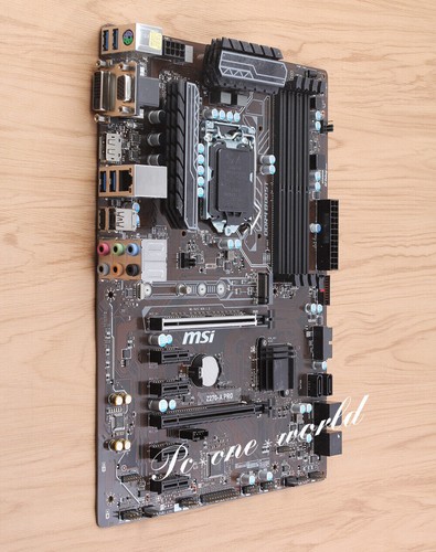 MSI Z270-A PRO LGA 1151 DDR4 Intel Z270 USB 3.1 SATA 6Gb/s ATX Motherboard - Bild 3 von 4