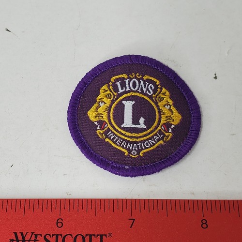 De Colección Lions International 2 Pulgadas Logo Parche Redondo Sombrero Gorra Chaleco LCIF Bordado - Imagen 2 de 4