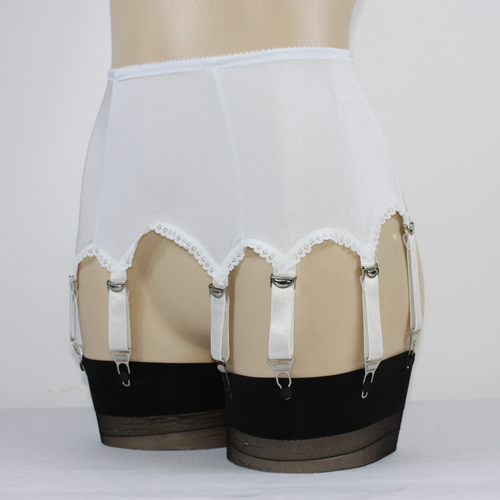 Alacki Retro Style 8 Straps Garter Belts Plain Color Suspender Belt Underwear - Picture 17 of 22
