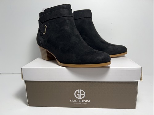 Giani Bernini Oleesia 2 Women's Black Boots 7 M MEMORY FOAM BLACK With Box - Picture 2 of 9