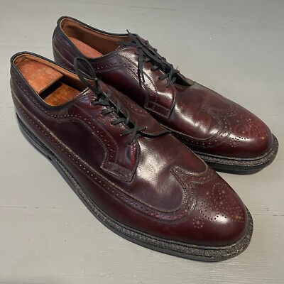 靴 Johnston & Murphy ARISTOCRAFT wing tip Vintage Johnston & Murphy Men's Aristocraft Brown Wing Tip Oxfords
