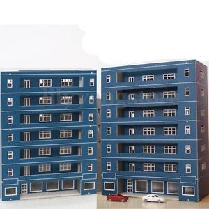 N-Scale-Apartment-School-Building-1-144-For-Gauge-Outland-Model-Train-Layout