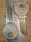 Key Blank 2A or 2-A, steel, 2 available