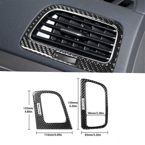 15X For VW Golf 7 GTI MK7 14-19 Carbon Full Set Fiber Interior Dashboard Cover - Picture 6 of 8