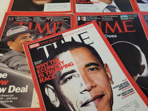 Lot of 7 Issues of TIME Magazine (2000s) Politics - OBAMA Solo Covers - Bild 2 von 6