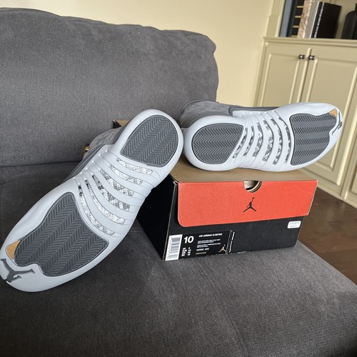 Air Jordan 12 Retro Dark Grey Wolf 130690-005 Size 10 - Picture 7 of 11