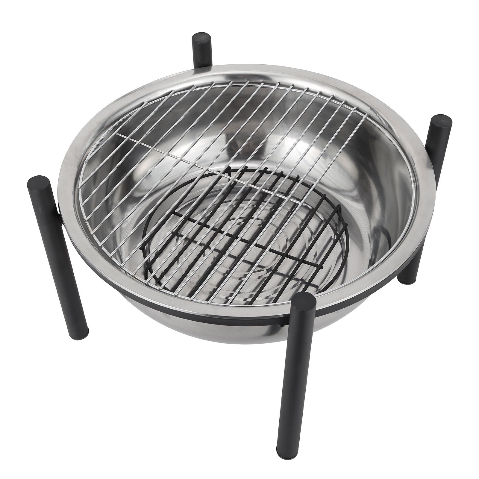 CACUS CACUS CACUS - 63 cm 25 in (environ 63.50 cm) camping en acier inoxydable Métal Fire Pit brasero bol avec ch 0e5c33 CACUS CACUS CACUS - 63 cm 25 in (environ 63.50 cm) camping en acier inoxydable Métal Fire Pit brasero bol avec ch 0e5c33