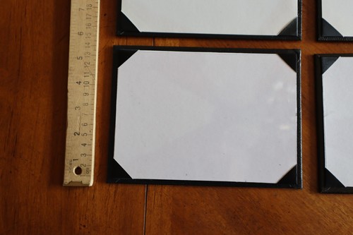 14 Frame Black Certificate Award Document Diploma Synthetic Party 7x5" Wall Desk - Picture 3 of 14