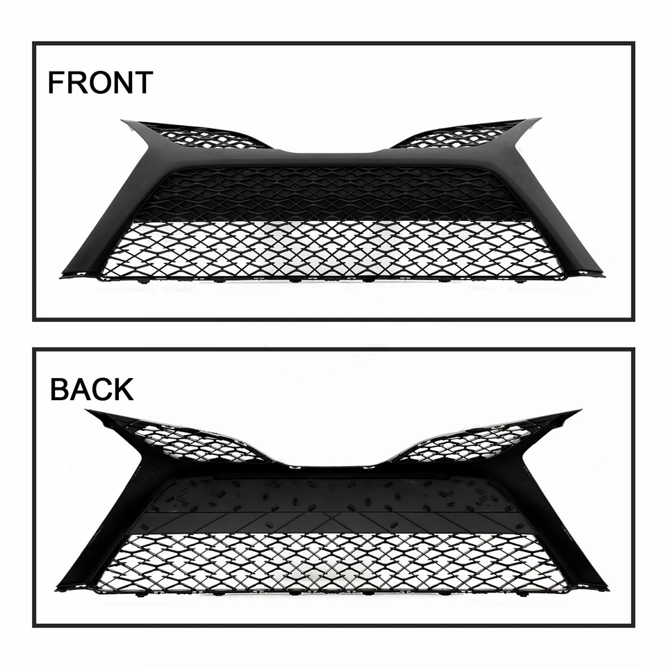 5-Piece Front Bumper Kit For 2018-2020 Camry SE – Upper/Lower Grille & Fog Light Covers, Primer Black