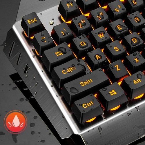 Juego de teclado y mouse inalámbricos para juegos 2.4G arco iris retroiluminado para PC/MAC/PS4/Xbox - Imagen 14 de 23
