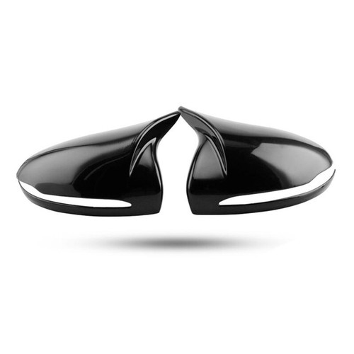 For Mercedes-Benz E GLC S C Class W205 W213 Black LHD Side Mirror Cover Cap Trim - Picture 5 of 10
