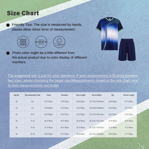 Kids Boys Activewear Tracksuit Football Training V-Neck T-shirt with Shorts Set - Picture 72 of 82