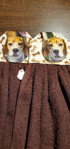 Set of 2 Handmade Hanging Kitchen Towels - Picture 2 of 4