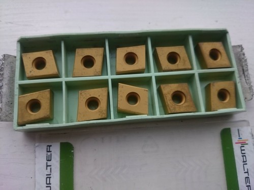 10 Walter Hartmetall Wendeplatten CNMU120608-D57T WAP35( CNMU 120608 Tangentialfräsen - Bild 1 von 2