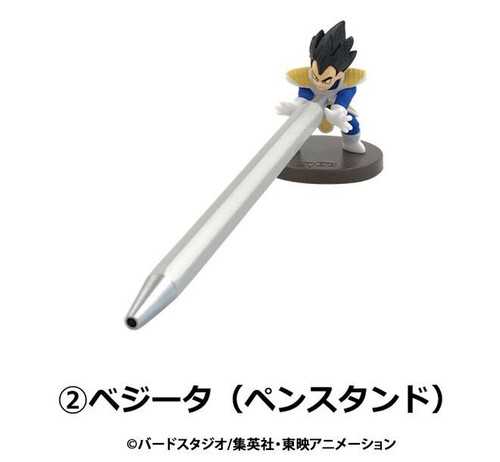 ☆ Dragon Ball Desktop tools Collection Vegeta Mini Figure Pen Stand Anime JP