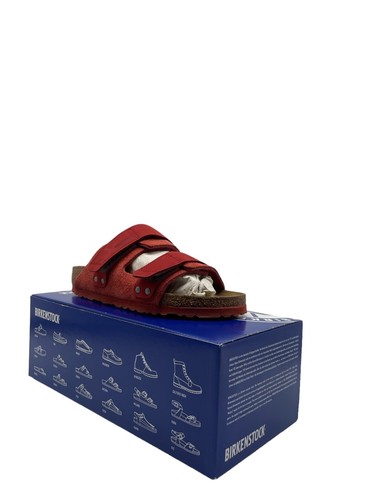 Birkenstock Uji Damen Freizeit Schmale Passform Sandale Sienna Rot Lifestyle Schuh NEU - Bild 6 von 12