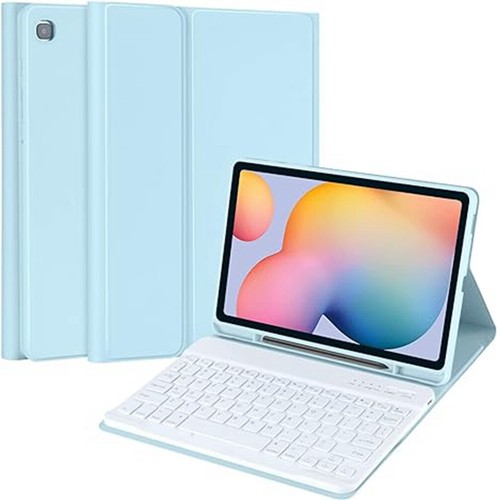 Keyboard Case Cover For Samsung Galaxy Tab A7 A8 A9+ S6 Lite S7 S8 S9 FE Tablet - Picture 5 of 38