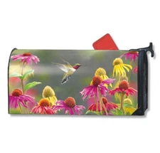 Studio M Hummingbird Heaven Magnetic Mailbox Cover, NEW